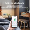 Interruptor Medidor Energia, 16A DIY Interruptor Inteligente Compatible con Alexa, Google Home, Interruptor WiFi con Control de