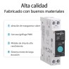 Interruptor Medidor Energia, 16A DIY Interruptor Inteligente Compatible con Alexa, Google Home, Interruptor WiFi con Control de
