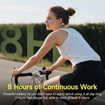 IFECCO Auriculares Natacion Bluetooth 5.4 - IP68 Resistente al Agua Auriculares Conduccion Osea Natacion,Cascos Abiertos con 32G