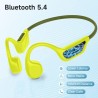 LOBKIN Auriculares Conducción Osea Bluetooth 5.4, Auriculares de Oído Abierto IPX5 Impermeables Cascos Deportivos Oseos