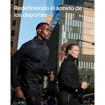 SHOKZ OpenRun Pro 2 Auriculares Deportivos de Conducción Ósea, Inalámbricos Bluetooth 5.3, Micrófonos con Cancelación de Ruido,