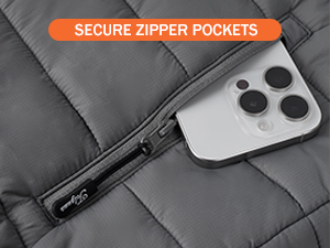 Chaleco térmico Telguua con bolsillos con cremallera