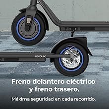 Cecotec Bongo Serie D freno eléctrico delantero y disco trasero