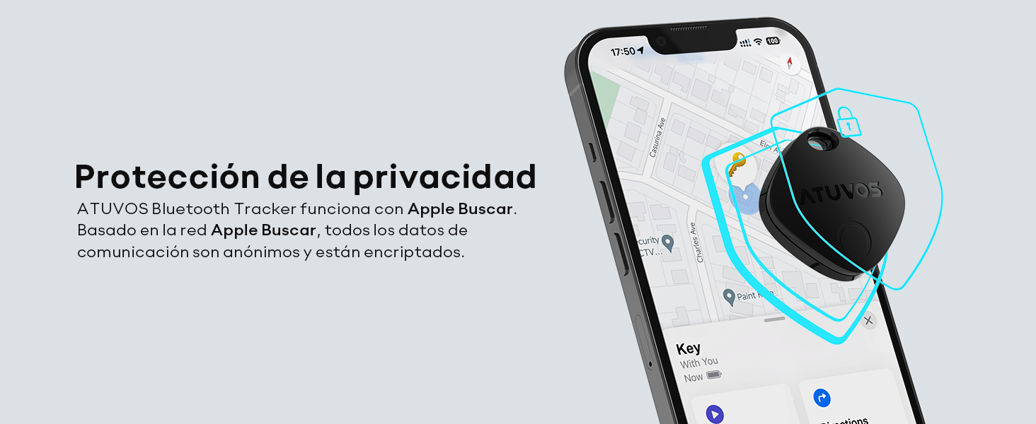 Uso del ATUVOS Air Tag con dispositivos Apple para localizar objetos