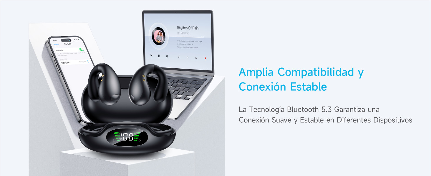 Auriculares deportivos IPX7 resistentes al agua y al sudor