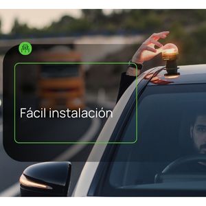 Baliza V16 LEDONE ECO Connected: instalación magnética fácil desde el interior del vehículo
