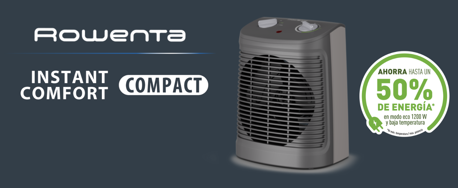 Calefactor Rowenta Comfort Compact 2000W