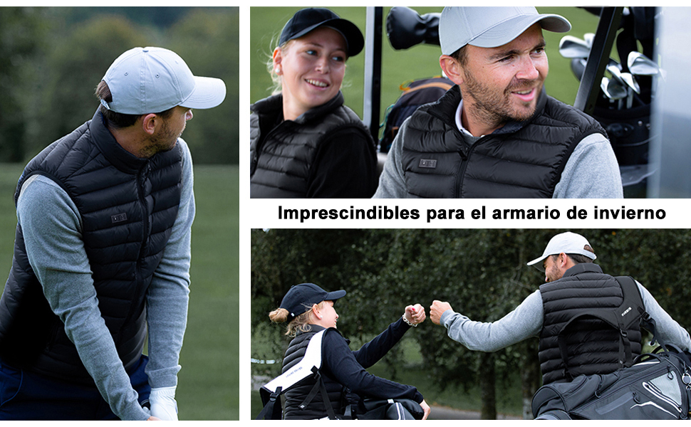 Uso del chaleco calefactable Loowoko para actividades al aire libre