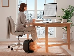 Calefactor MIDEA baño bajo consumo 2000W en oficina en casa