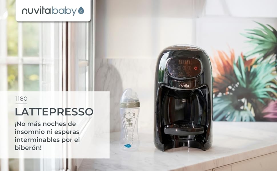 Nuvita 1180 Lattespresso - Preparador automático de leche en polvo
