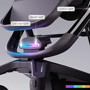 Cochecito Eléctrico Inteligente WL8 Black - Grupo de luces inteligentes