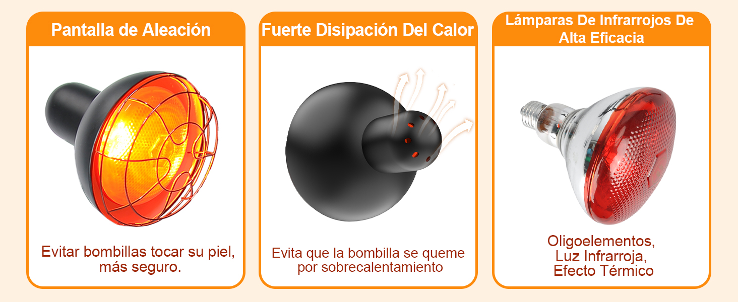 Rkdely lámpara infrarroja instrucciones de montaje y uso