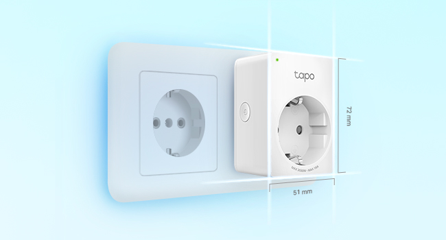 Tapo P110 diseño compacto y materiales ignífugos ABS