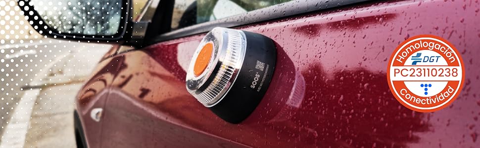 Detalle de la certificación y calidad de la baliza SOOS V16