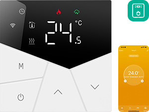 Beok termostato inteligente con brillo ajustable y control remoto