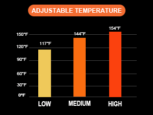 Chaleco calefactable Telguua con control de temperatura ajustable