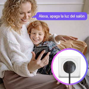 Enchufe ANTELA compatible con Alexa y Google Home