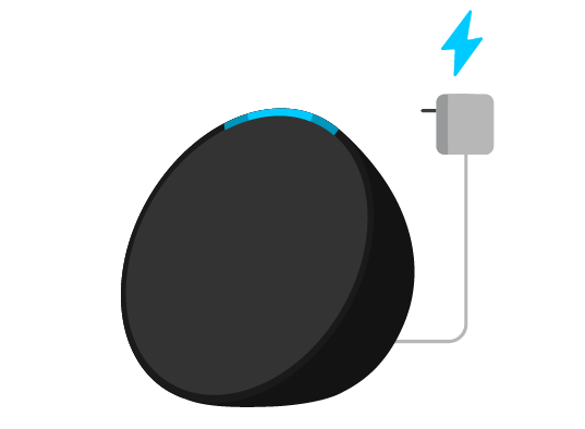 Conecta Echo Pop a la corriente