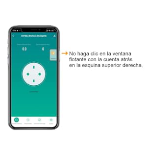 ANTELA enchufe inteligente con protección contra sobrecargas y sobrecalentamiento