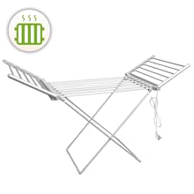 Tendedero Fishtec calefactor 230W con botón on off y alas extensibles