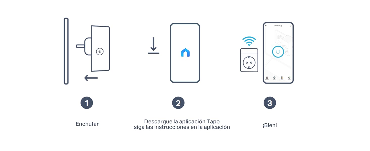 Configuración rápida del Tapo P100 en la app Tapo