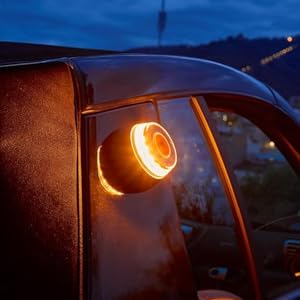 SOOS V16 alta visibilidad en condiciones nocturnas