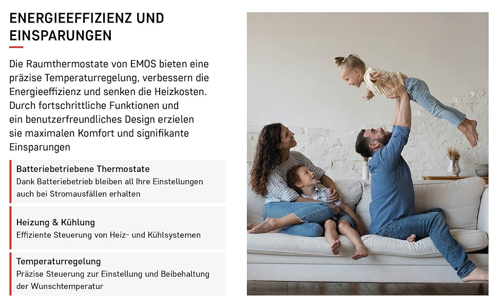 Emos termostato digital cableado OpenTherm programación horaria